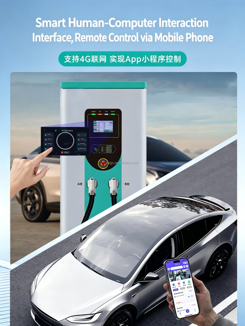 Floor Standing EV Charging Pile 400kW DC CCS2 Type 2 Floor Mounted Fast Charging Commercial Use
