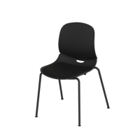 Chaise d'invité empilable au design simple, chaise de bureau colorée de haute qualité pour salle de conférence et usage invité