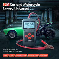 Testeur de batterie de voiture et de moto Micro-200 Pro 12/24v, analyseur numérique multilingue du système de batterie, outil de diagnostic pour moto et voiture