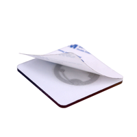 Cartes RFID en acrylique, plaques NFC 60MM, autocollants acryliques étanches avec puce, cartes de revue RFID, cartes NFC