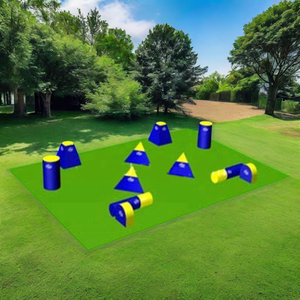 Holesale-Bola de pintura táctica de gran punta, Bunker inflable con impresión <span class=keywords><strong>digital</strong></span> personalizada para juego de disparos - Product Image 4