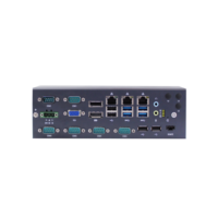Core I5 9400 24V DC Entrada Fanless Industrial Box PC Windows 10 Linux Soporte Intel I210 Controlador de red Computadora integrada