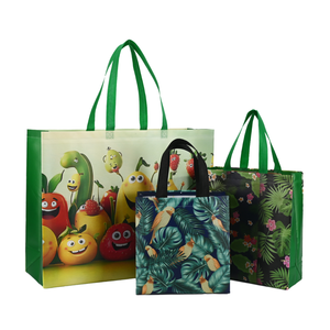 Bolsa de Compras Ecológica Laminada de PP No Tejido con Logotipo Personalizado para Tiendas de Abarrotes, Supermercados y Empaques Minoristas - Product Image 1
