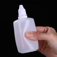 Flacon compte-gouttes de liquide LDPE pas cher 5ml 10ml 15ml 20ml 30ml 50ml 60ml 80ml 100ML flacons compte-gouttes de liquide compressibles en plastique