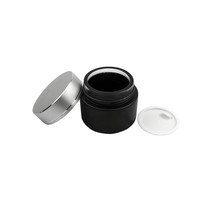 Mini contenants de baume à lèvres en verre transparent fantaisie personnalisés de 5ml 10ml 15ml pots de crème cosmétique 5g 10g 0.5oz pot de soin de la peau avec couvercle