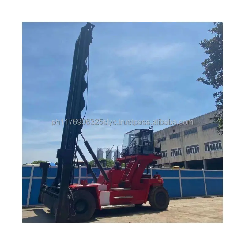 Originale usato Kalmar contenitore vuoto stacker, buon prezzo a shanghai, contenitore DCE80-45E7 stacker per la vendita