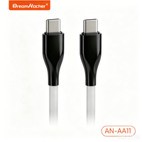 Câble Type-C Dream Kacher SC-AA11 pour téléphone portable et ordinateur, longueur 1 mètre, conducteur interne en cuivre pur à 100 brins, isolation TPE