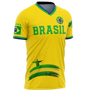 2024 New Brazil Soccer Jersey Club Team Uniform Training Football Jerseys Shirt Sports Wear Brasil Futebol Camisa De Futebol
