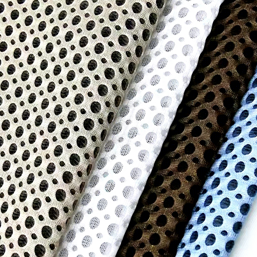 DAFA 100% Polyester Warp Knit Breathable Medium Weight Mesh Fabric OEKO-TEX Certified for Mattress Car Bag Use