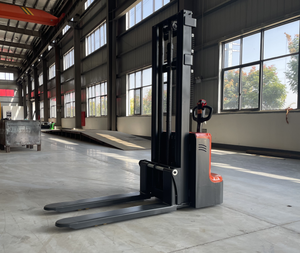 Apilador Eléctrico de Palés de 1.5 Toneladas, 1500 kg, 3-4 m, para Pasillos Estrechos, Carretilla Elevadora Manual Inteligente, Mini Grúa, Autocargable, para Almacén - Product Image 4