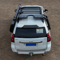 Panier de toit en alliage d'aluminium pour bagages, échelle latérale et boîte latérale pour TOYOTA PRADO LC150 2010-2019
