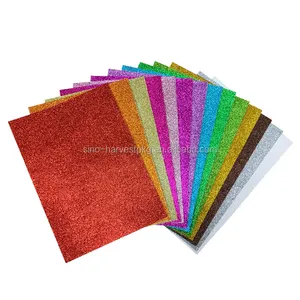Papel do cartão do glitter colorido da artesanato, papel de papelão de alta qualidade super glitter cartão