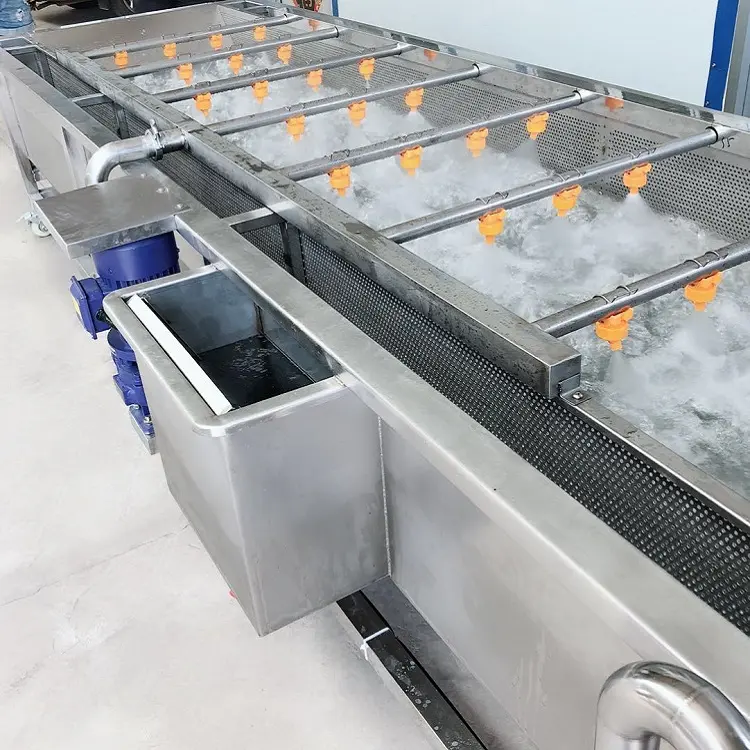 फैक्टरी कस्टम पिताया चेरी आड़ू बबल वॉशर नाशपाती तरबूज फल सब्जी गाजर वॉशिंग सफाई मशीन निर्माण