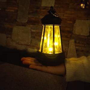 Lampe de paysage rétro DC d'extérieur, lanterne à bougie étanche, guirlande de jardin, décoration de cour, lampe LED portable avec télécommande - Product Image 2