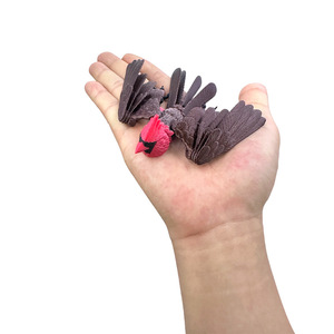 Impression 3D multi joint mobile rouge vêtements enseignant ornement décoration figurine ensemble modèle cadeau pour enfants jouet - Product Image 2