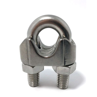 Clips de câble en acier inoxydable poli miroir de qualité supérieure, meilleur prix pour les tâches de levage et de rigging en extérieur