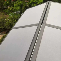 Vente en gros de pergola en aluminium résistant aux UV Gazebo pare-soleil rétractable auvent auvent pour terrasse extérieure balcon-étanche