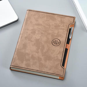 Bán buôn văn phòng cung cấp biểu tượng tùy chỉnh PU da chất kết dính kim loại từ tổ chức <span class=keywords><strong>2025</strong></span> Tạp Chí máy tính xách tay - Product Image 5