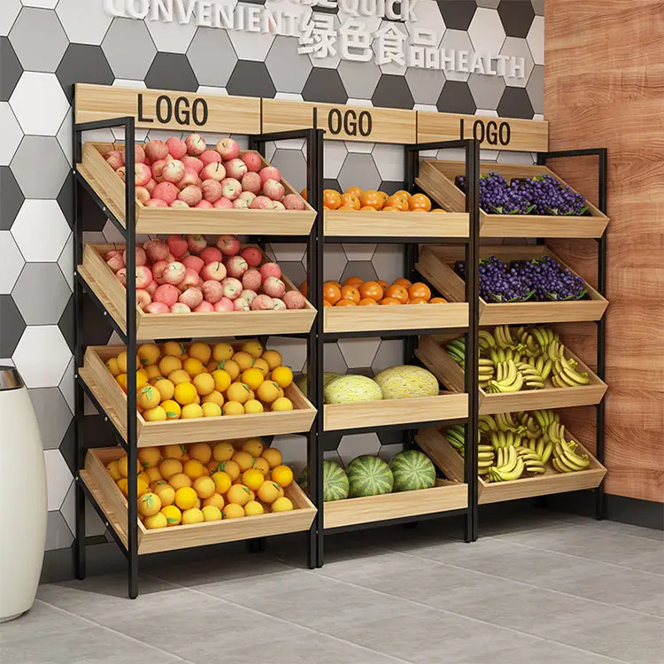 Shop Display Racks Supermarket Shelf Fruit And Vegetable Display Shelf