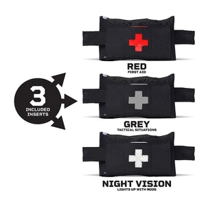 Bolsa Táctica de Primeros Auxilios IFAK, Bolsa Médica de Emergencia EMT, Bolsa Médica de Supervivencia, Paquete Pequeño y Portátil con Torniquete para Cinturón o Chaleco - Product Image 3