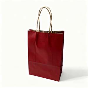 KM Small Kraft Paper Gift <b>Bags</b> with Handles Bulk Brown Paper Sacks <b>for</b> Small Business Retail Merchandise <b>Wedding</b> Birthday Party - Product Image 3