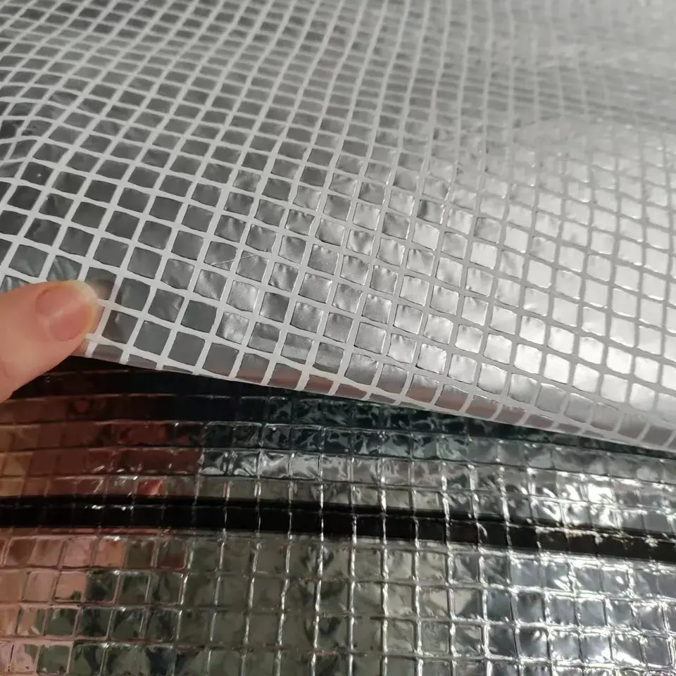 Aluminiumfolie Gelamineerde Pe Geweven Folie Als Dampisolatie En Thermo-Reflectie