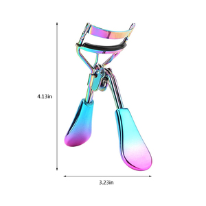 เครื่องดัดขนตา/ขนตาธรรมชาติติดทนนาน,เครื่องม้วนขนตาสแตนเลสฉลากส่วนตัวหลากสี - Product Image 1