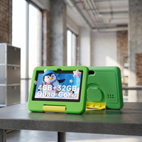 Tablet Anak 7 Inci dengan Layar Kapasitif Wi-Fi Baru-Android 12.0 SC7731E Quad Core 1.6GHz 2GB RAM + 32GB Penyimpanan untuk Penggunaan Edukasi