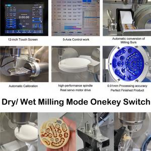 Fresatrice dentale a secco/a umido per fresatura dentale a caldo - Product Image 4