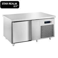 Commerciële enkele deur roestvrij staal 6-tray werkbank-45 ° C ontploffing vriezer chiller vriezer voor vlees zeevruchten bakkerij fruit gebruik