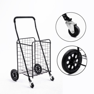30kgs Fabriek Op Maat Draagbare Opvouwbare Winkelwagen Auto Voor Supermarkten Voor Familie Gebruik Draad Auto Universeel Wiel - Product Image 5