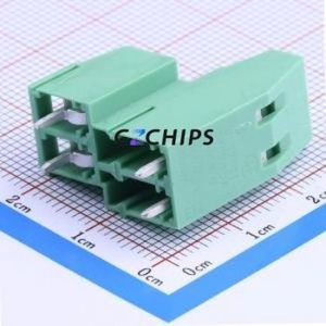 1725038 Screw Terminal Block Through hole Component (THT),P=5.08mm Connector 5.08mm Green Through Hole 4P - Product Image 1