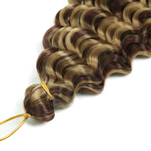 Tổng Hợp Đại Dương Sóng Crochet Bện Tóc Mềm Mại Afro Lọn Tóc Sâu Sóng Phần Mở Rộng Tóc Cho Phụ Nữ Nước Sóng Tóc - Product Image 5