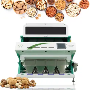 4 chutes 256 channels Pistachio Nuts Color Sorter Full Color CCD Camera Color Sorting Machine