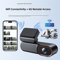 Caméra embarquée 4G pour voiture avec suivi GPS, vision en direct WiFi, enregistreur vidéo Full HD 1080P pour la sécurité du véhicule