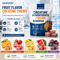 Créatine monohydrate à mâcher au goût personnalisé, végétalienne, biologique certifiée USDA |   Kosher NSF OEM/ODM en vrac