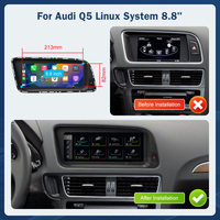 Écran tactile multimédia sans fil RoadTop CarPlay 8,8 pouces Android Auto CarPlay pour Audi Q5 2009-2017 Airplay Miracast