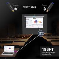 SYONG Portable 5G sans fil pour Kit d'extension HDMI 1080P pour émetteur et récepteur HDMI 196FT/60M Streaming vidéo et Audio