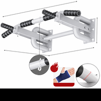 Barre de traction murale perforée pour vente directe, équipement de fitness d'intérieur, barre horizontale murale