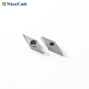 Chất lượng cao <span class=keywords><strong>PCD</strong></span> tráng <span class=keywords><strong>Carbide</strong></span> biến chèn vcgx16 OEM tùy biến cho chế biến nhôm - Product Image 2