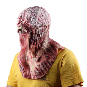 Máscara de Látex de Terror <span class=keywords><strong>para</strong></span> <span class=keywords><strong>Halloween</strong></span> y Navidad, Máscara de Zombie de Cara Completa, Máscara de Fiesta Aterradora <span class=keywords><strong>con</strong></span> Lengua Larga - Product Image 2