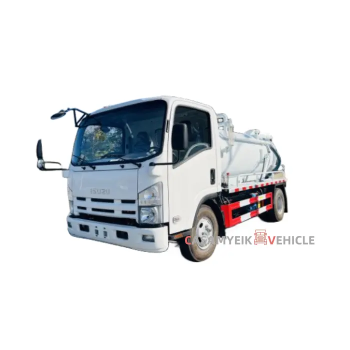 Caminhão de sucção de esgoto a vácuo ISUZU FOTON HOWO Euro 2-6 3000L 4000L 5000L de grande venda