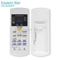ES-AC028-F 38KHZ A/C prix usine télécommande nouveau ABS et Silicone pour Panasonic AC télécommande affichage LED numérique 17 touches