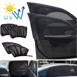 <span class=keywords><strong>Pare</strong></span>-<span class=keywords><strong>soleil</strong></span> universel pour vitres latérales de voiture OEM, protection UV en maille extensible - Product Image 2