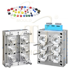 Trung Quốc Nhà máy sản phẩm mới 6 khoang tiêm khuôn cho vít đóng nắp thép tóc Kem lọ nhựa nắp chai - Product Image 5