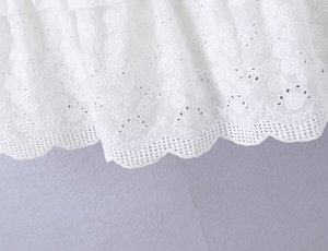 PB&ZA Vestido <span class=keywords><strong>de</strong></span> Playa Dulce <span class=keywords><strong>de</strong></span> Verano al por Mayor, Vestido <span class=keywords><strong>de</strong></span> Tirantes <span class=keywords><strong>de</strong></span> Encaje Blanco Atmosférico, Estilo Corto Sexy e Inocente - Product Image 6