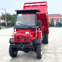 Camion benne compact multi-usage diesel à quatre roues motrices, directement d'usine, avec divers dispositifs d'assistance