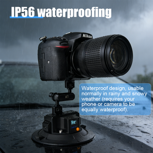 Ventouse électrique haute puissance personnalisée de 6 pouces, force d'aspiration puissante pour appareil photo, caméra d'<span class=keywords><strong>action</strong></span> et support de téléphone - Product Image 1