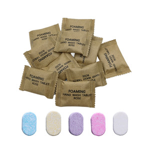 Pastiglie di <span class=keywords><strong>Sapone</strong></span> Schiumogeno Ecologiche 2026 per Lavaggio Mani, Detergente Solido Sostenibile <span class=keywords><strong>Monouso</strong></span> - Product Image 4