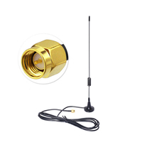 Antenne de communication 4G LTE à hélice à ressort, personnalisable, omnidirectionnelle, avec câble RG174, fixation magnétique puissante, mâle